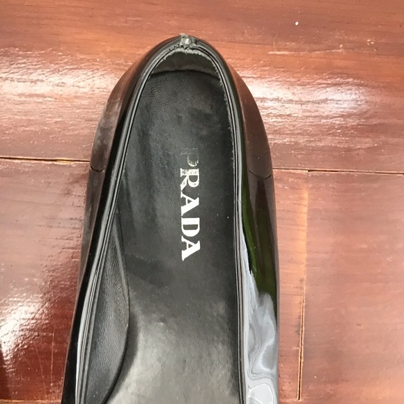 Prada black patent ballet flats - Picture 3 of 5